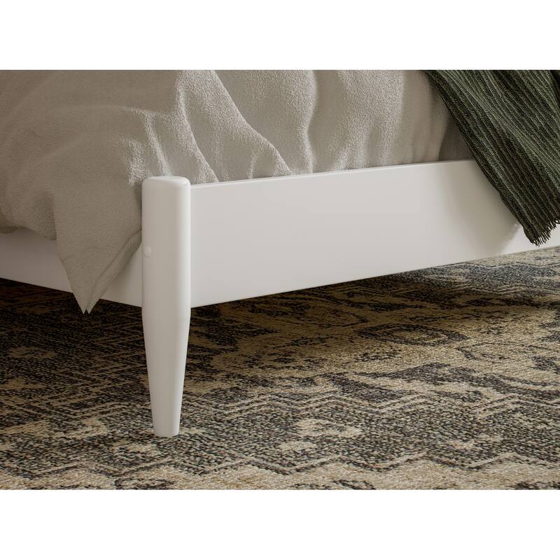 Aria Solid Wood Modern Low Profile Platform Bed