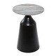 preview thumbnail 19 of 26, Iron Contemporary Accent Table 24 x 17 x 17