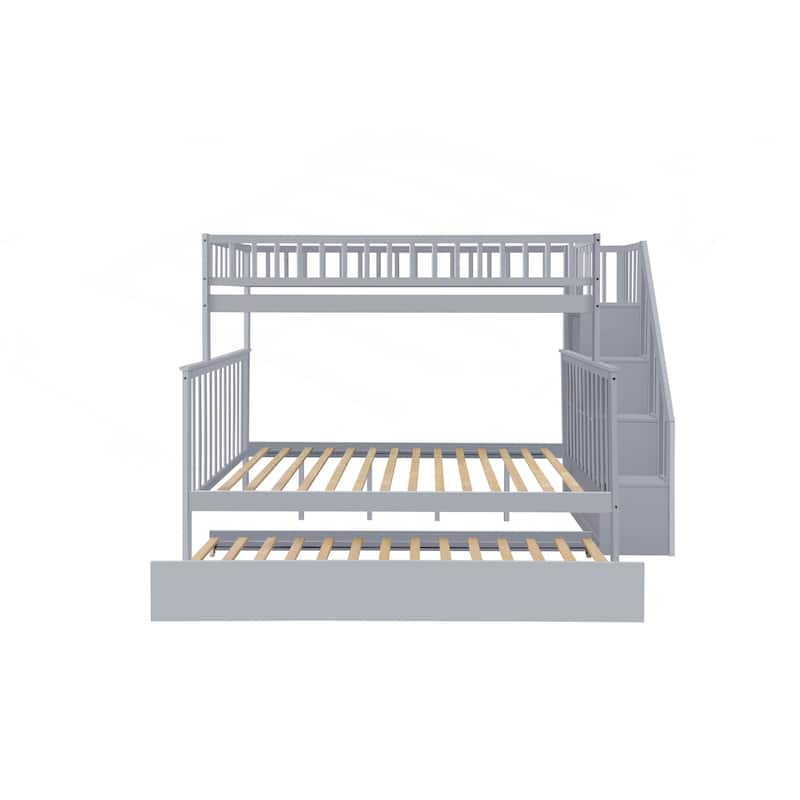 Versatile Stairway Bunk Bed with Extra Storage and Safety Features