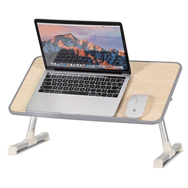 Shop Costway Portable Lap Desk Folding Laptop Computer Table