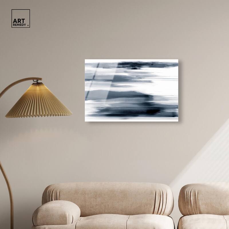Blue Mirage Acrylic by Art Remedy, Ready to Hang