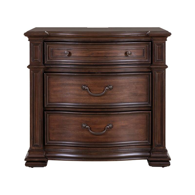 Liberty Furniture Provence Park Bedside Chest with Charging Station