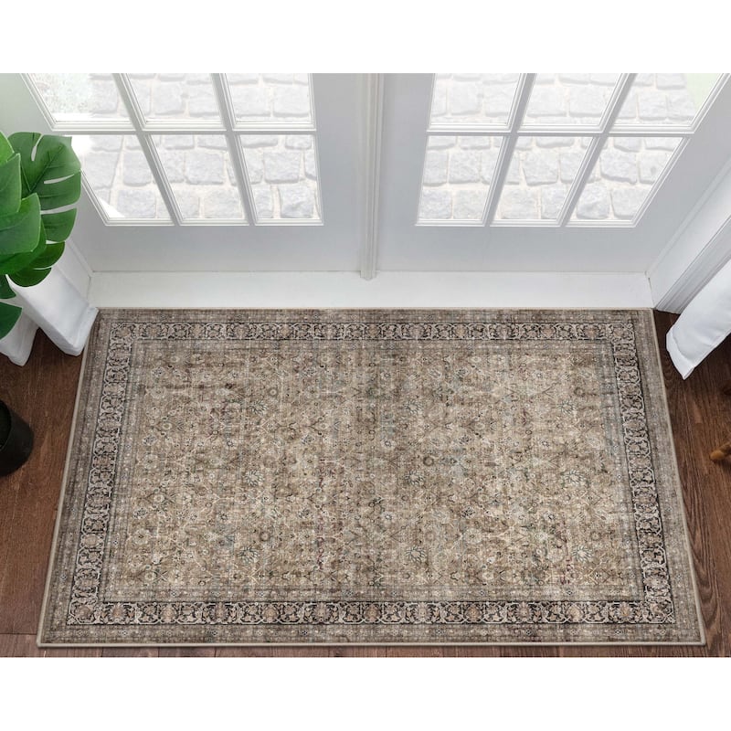 Well Woven Asha Delphine Vintage Persian Flat-Weave Area Rug