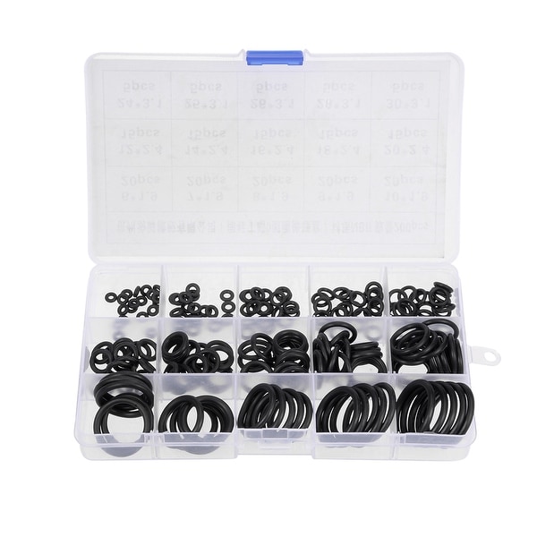 O-Rings Assortment Kit, 200pcs Metric Rubber Seal for Plumbing Automotive Repair