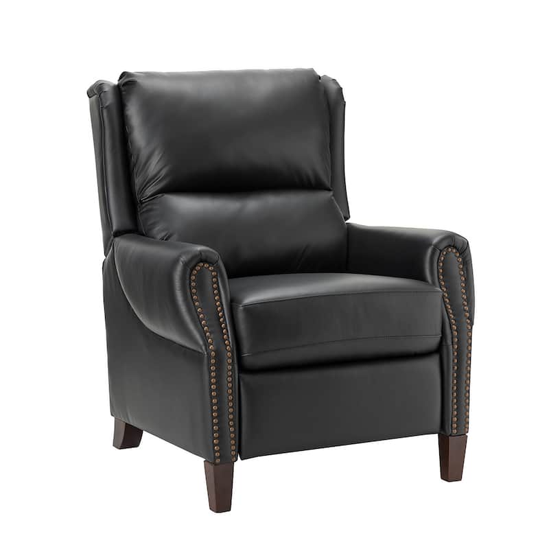 Alicia 32.68" Wide Genuine Leather Manual Recliner
