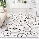 preview thumbnail 7 of 111, SAFAVIEH Florida Shag Shahin Scroll 1.2-inch Thick Textured Rug