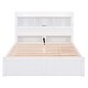 preview thumbnail 30 of 36, Full Storage Platform Bed with Shelves, Twin Trundle & Drawers - Large Storage