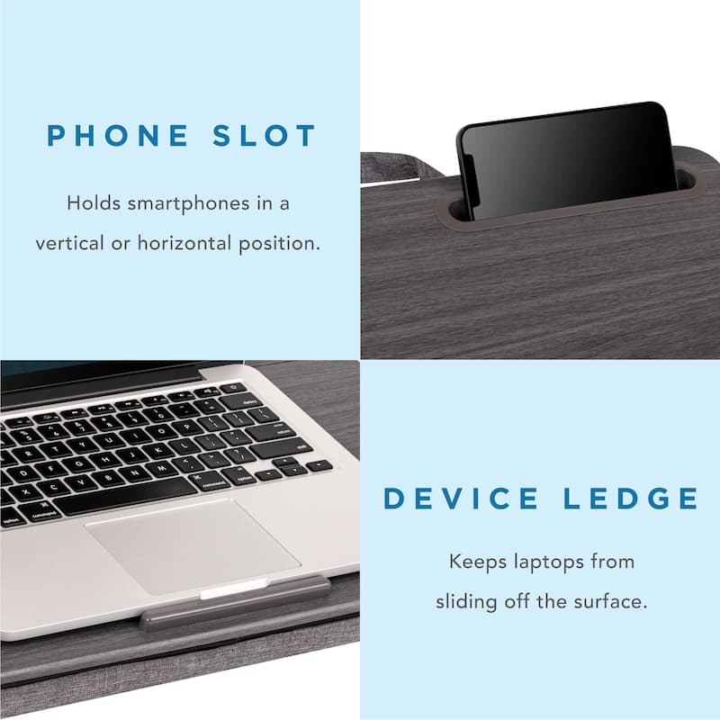 LapGear Elevation Lap Desk with phone holder