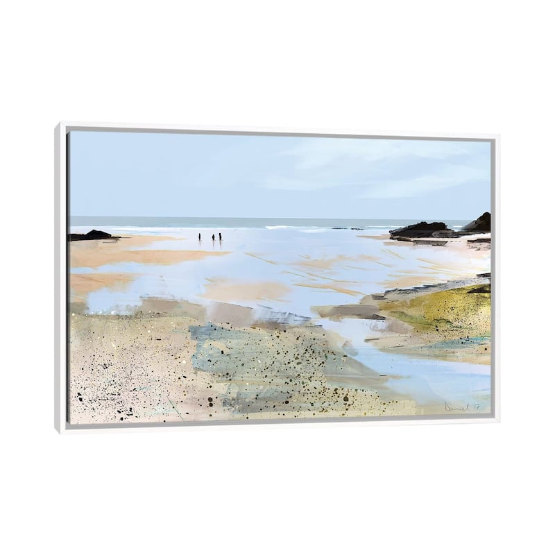 iCanvas "Sea View" by Dan Hobday Framed Canvas Print - White - 26x40