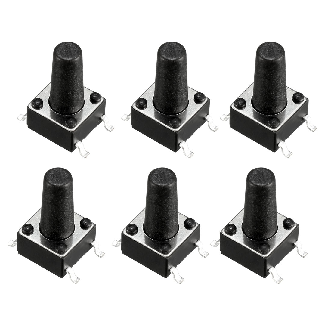 100pcs 6x6 3.1mm-13mm 4-pin DIP Tactile Push Button Switch Touch commutate