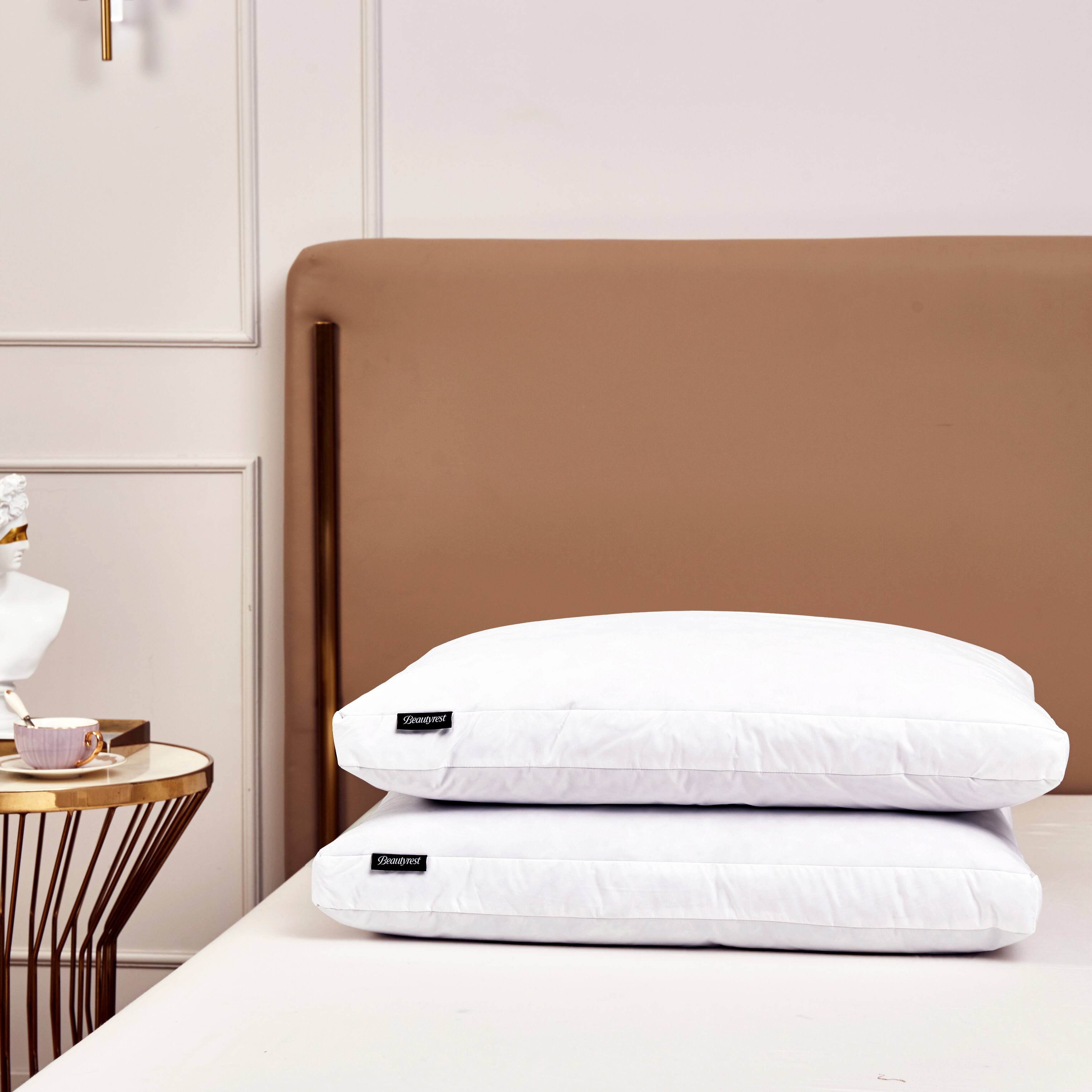 Beautyrest Microfiber Feather & Down Gusseted Pillows (Set of 2