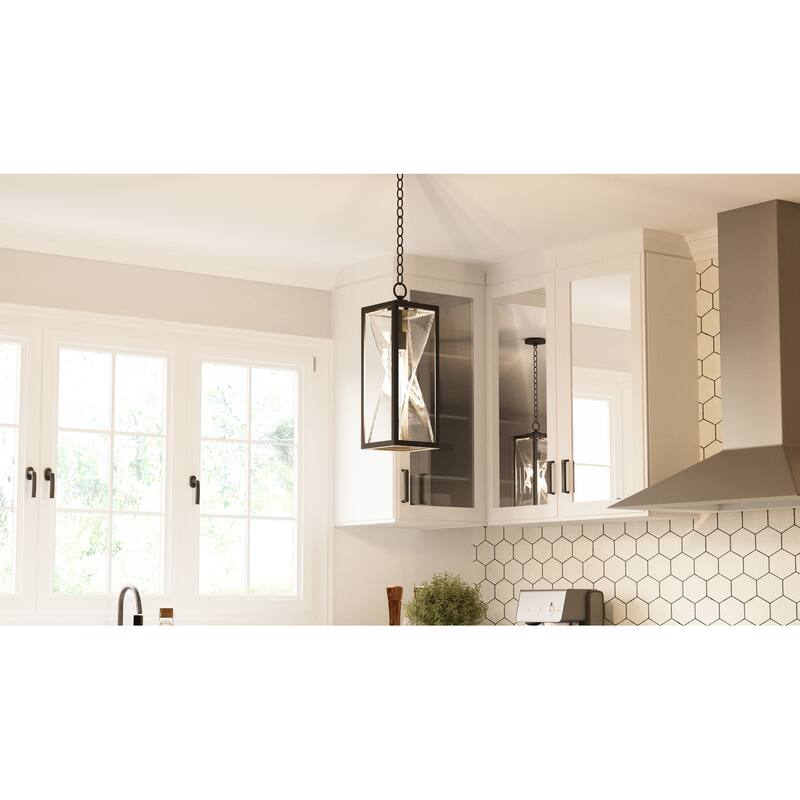 Zarah 1-Light Matte Black Mini Pendant