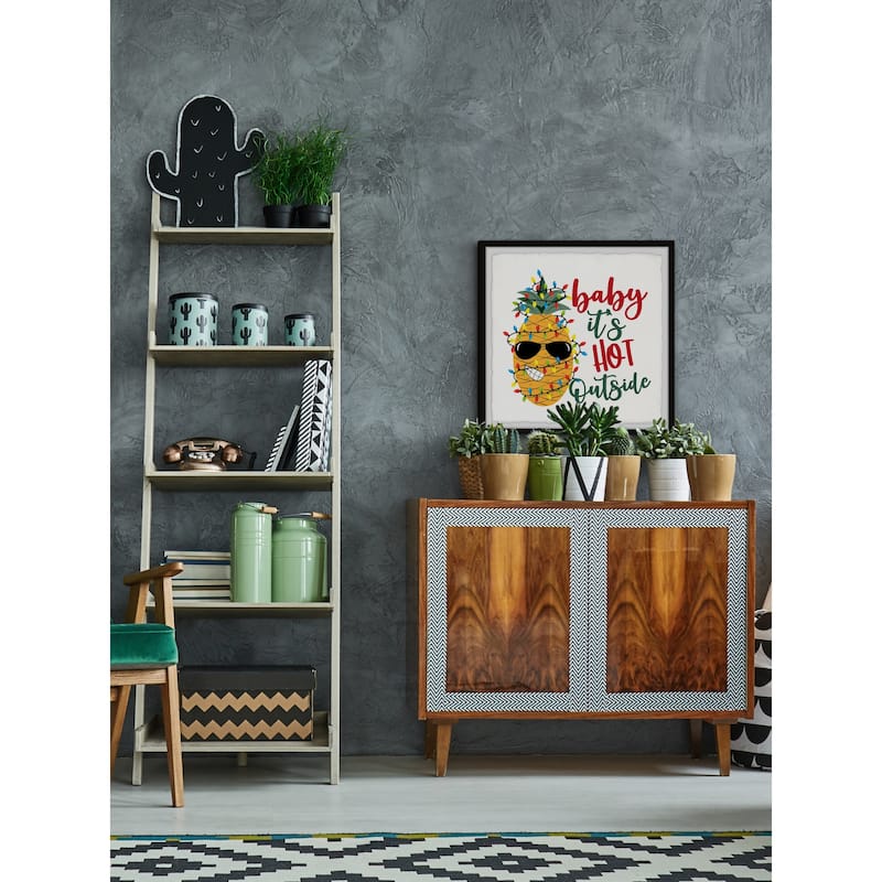 'Hot Outside' Framed Painting Print
