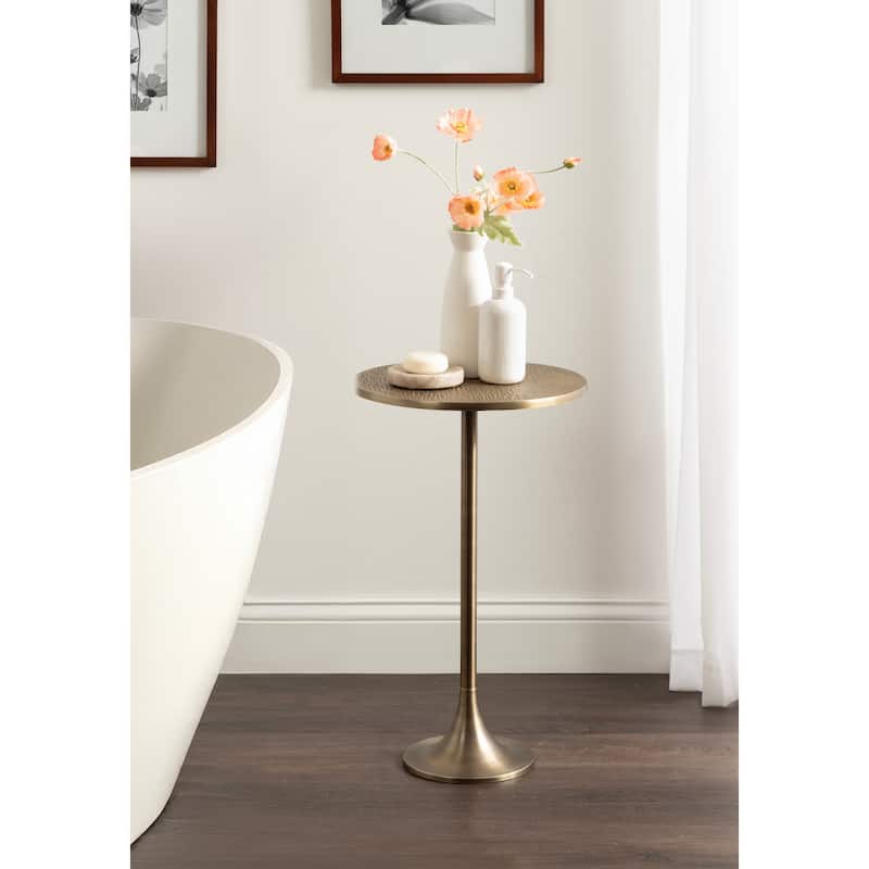 Kate and Laurel Baronet Round Metal Table