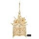 preview thumbnail 3 of 5, Matashi 24K Gold Plated Crystal Studded Two Cup Candy Dish / Salt Holder