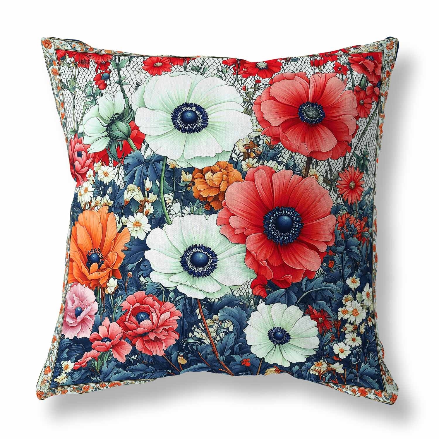 Floral Array Indoor/Outdoor Pillow 16x16