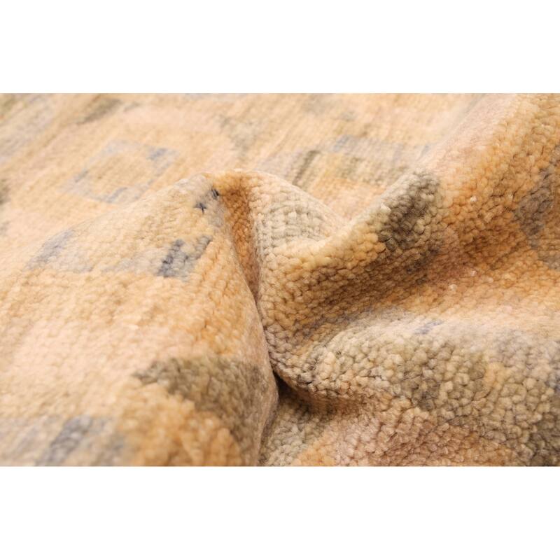 ECARPETGALLERY Hand-knotted Mystique Beige Wool Rug - 9'1 x 11'10