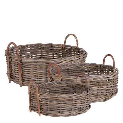 Set of 3 Cameo Baskets- ST