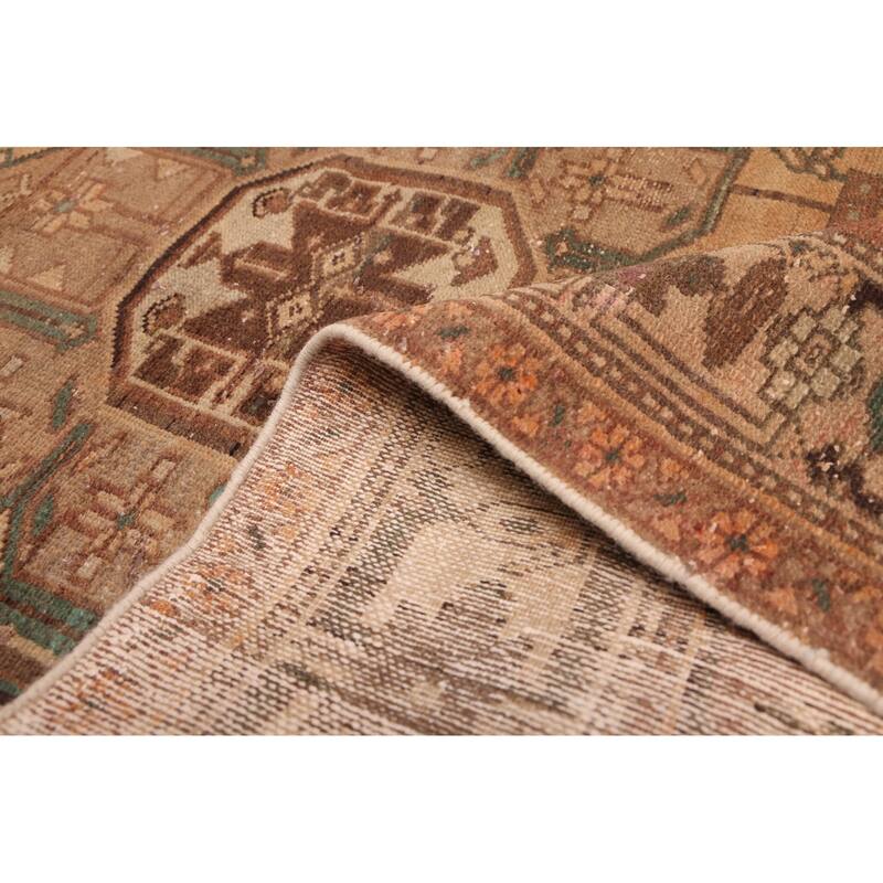 ECARPETGALLERY Hand-knotted Antalya Vintage Brown Wool Rug - 3'2 x 6'6