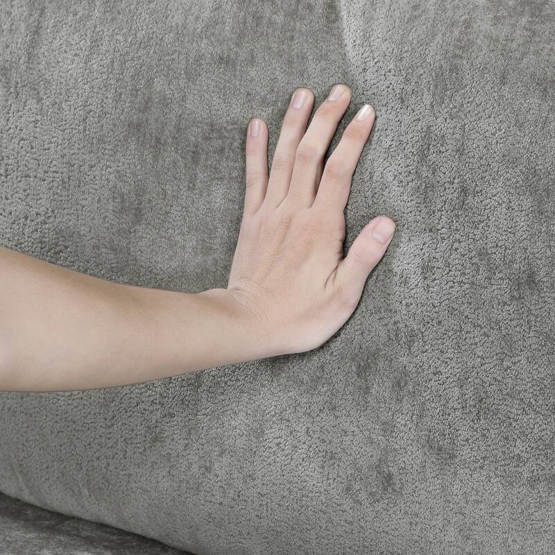 Willia 31.5" Chenille Accent Chair - Light Brownish-Gray Finish Frame