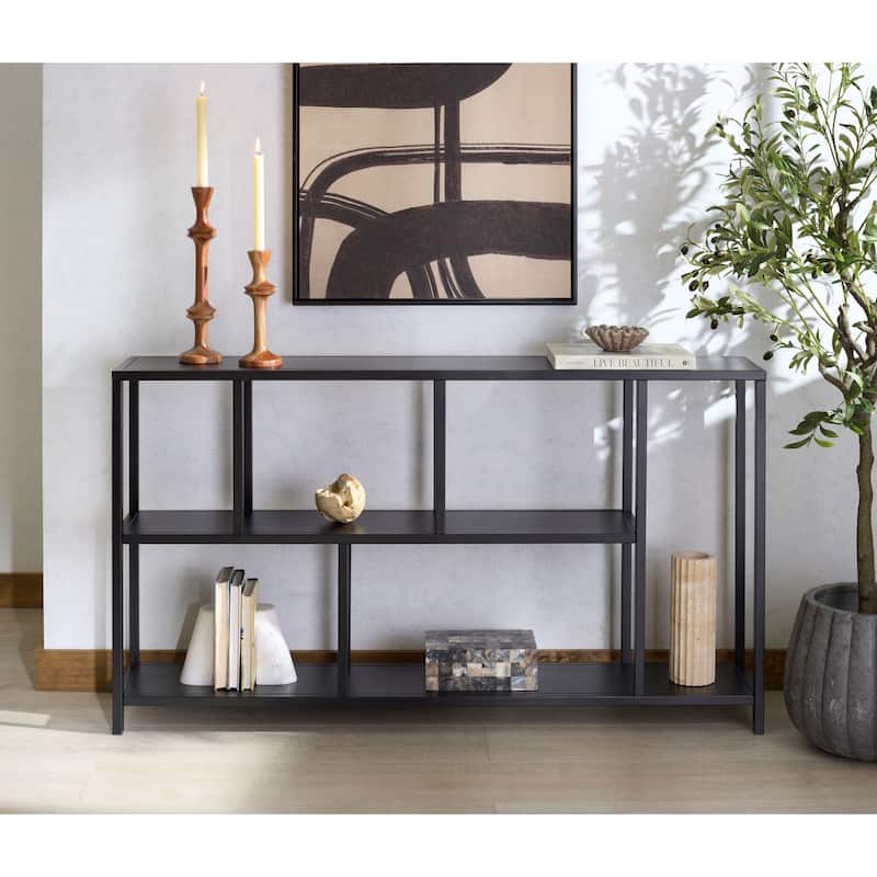 SAFAVIEH Couture Hodge Metal Console Table - 52"W x 10"D x 29"H