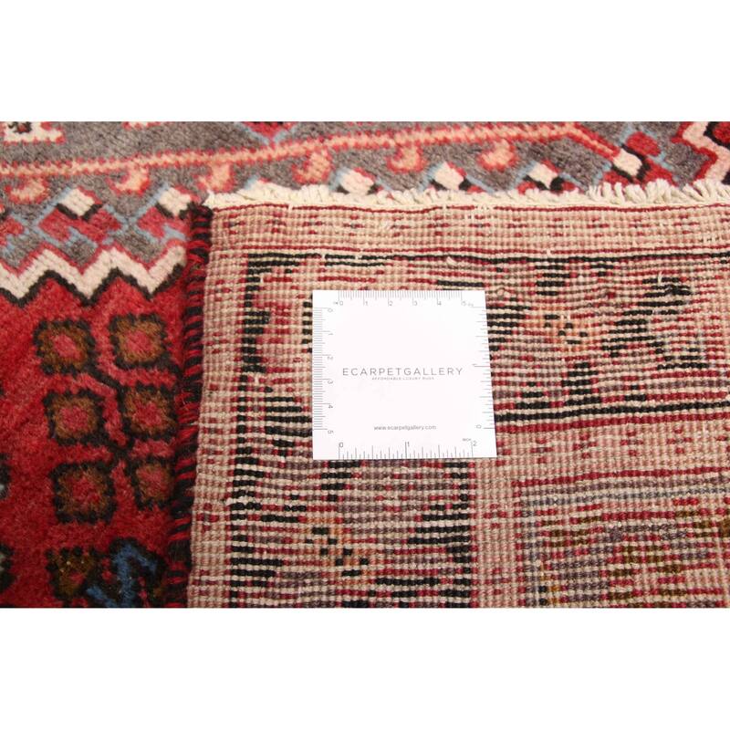 ECARPETGALLERY Hand-knotted Andelz Red Wool Rug - 4'1 x 6'11