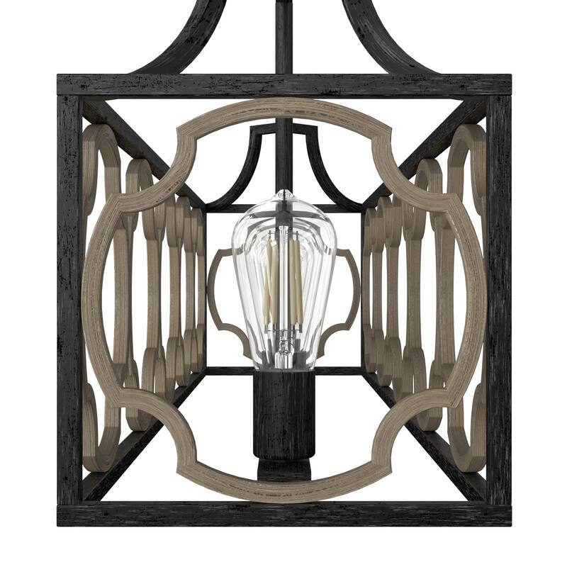 Hunter Stone Creek 5-Light Modern Farmhouse Linear Chandelier - Dining Room - Rustic, Transitional