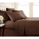 preview thumbnail 15 of 28, No-slip Ultra-soft Deep Pocket 6-piece Bed Sheet Set Full - Brown