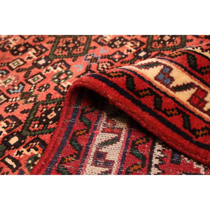 ECARPETGALLERY Hand-knotted Andelz Red Wool Rug - 2'8 x 9'7