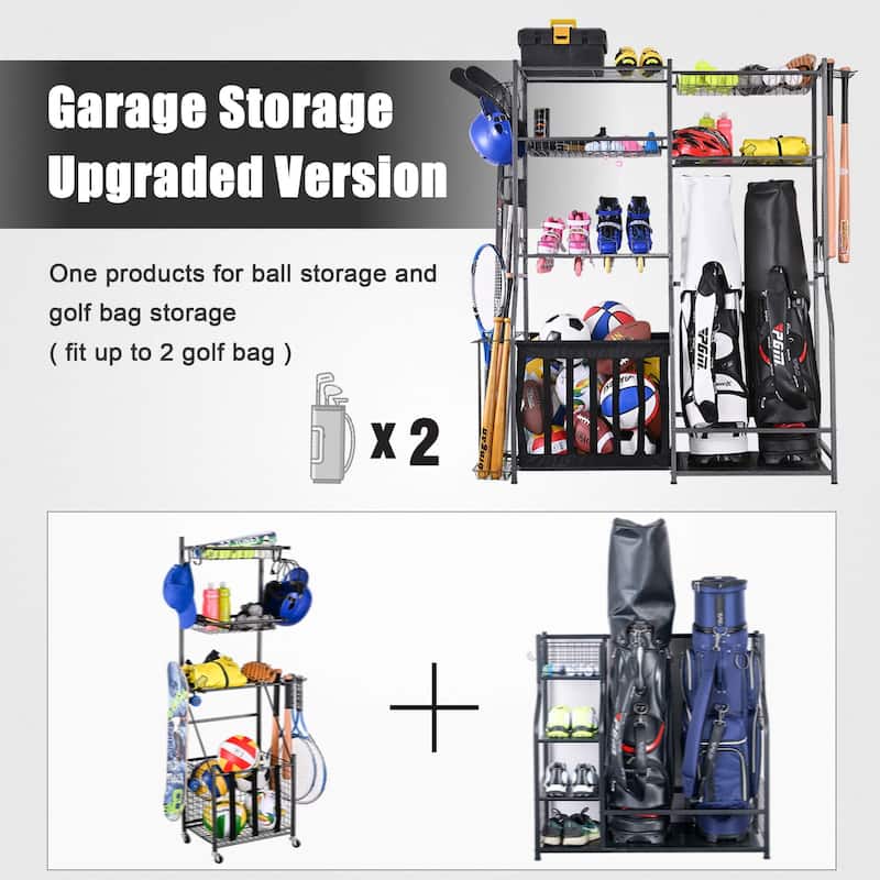 Sports Equipment, Garage Rack, Golf Storage, Garage Organizer