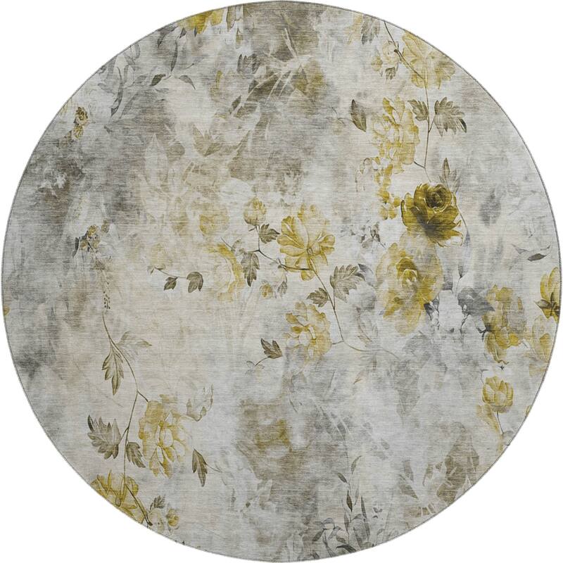Premium Washable Super Soft Modern Floral Mayfield Rug