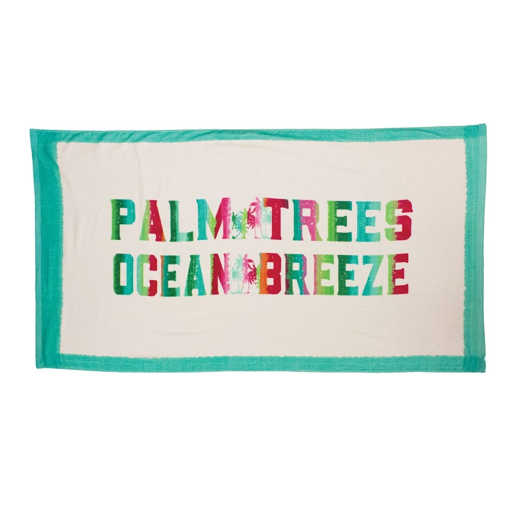 Palm Trees Ocean Breeze Towel