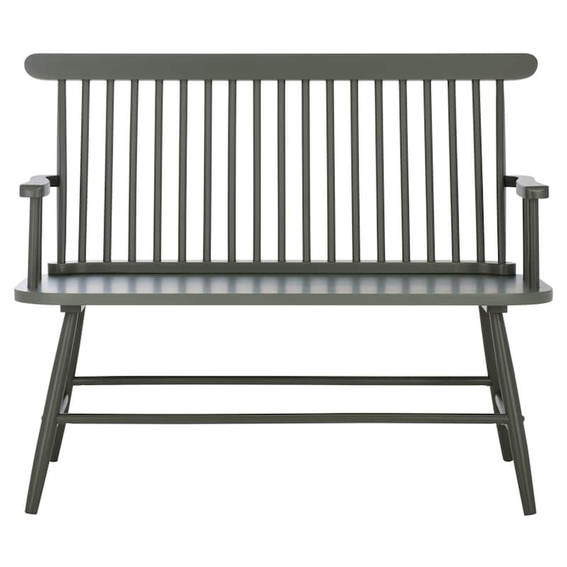SAFAVIEH HOME Eton Bench - 46"W x 20"D x 36"H - Dark Green