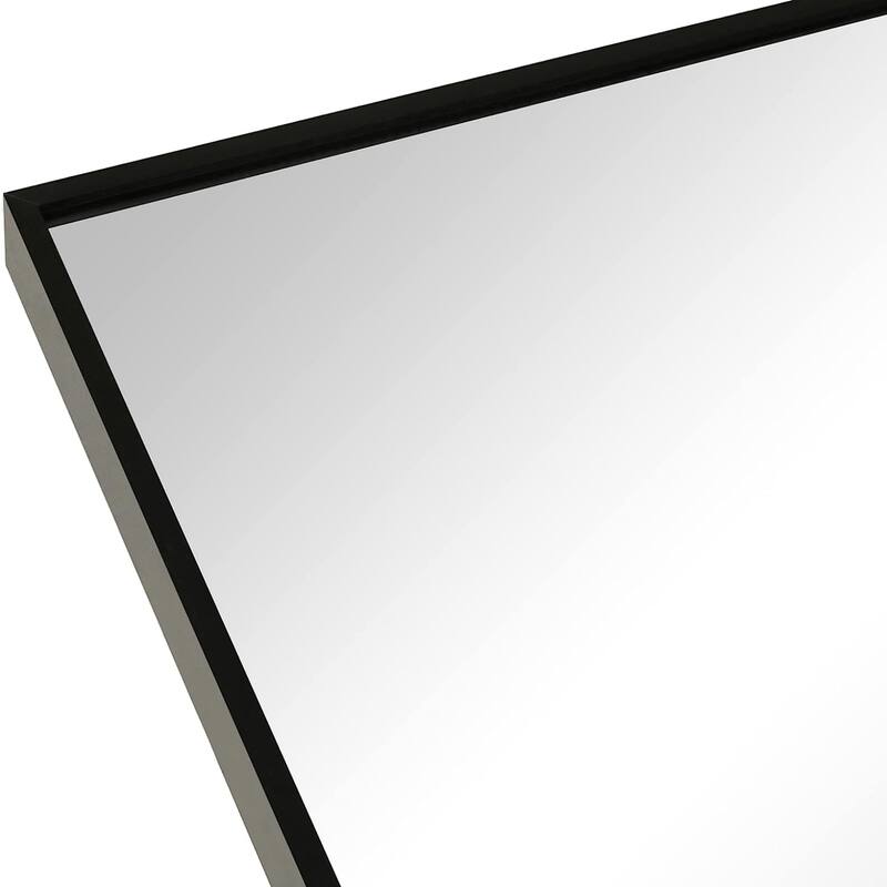 24x32 Inch Metal Framed Arched Bathrrom Mirror for Wall