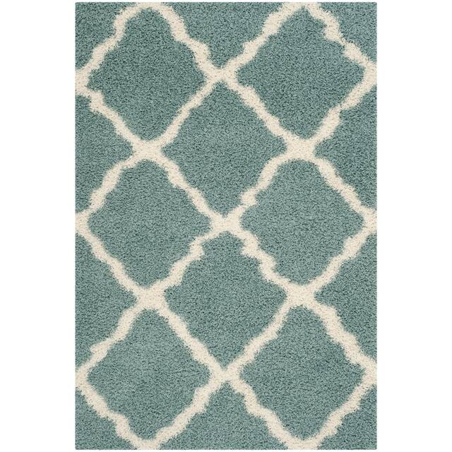 SAFAVIEH Dallas Shag Giusy Trellis 1.5-inch Thick Rug