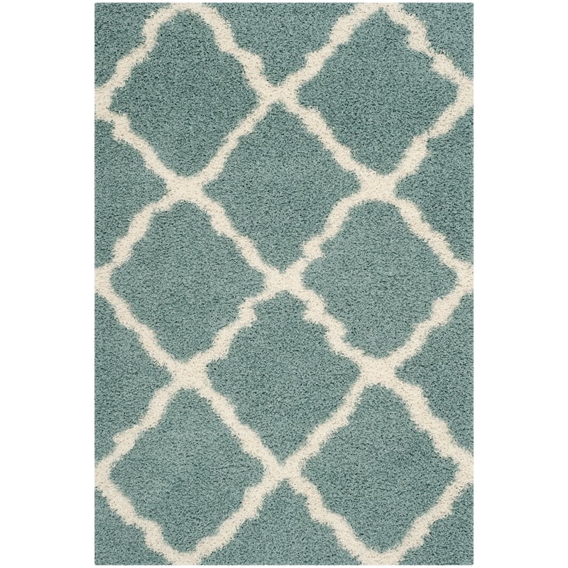 SAFAVIEH Dallas Shag Giusy Trellis 1.5-inch Thick Rug