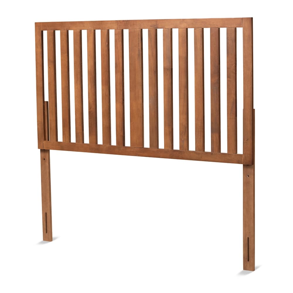 Oren Modern Ash Walnut Finished Wood Headboard