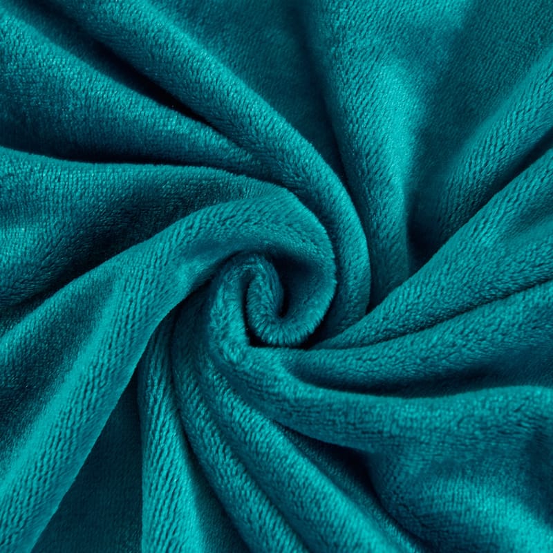Large Solid Velvet Plush Fleece Blanket
