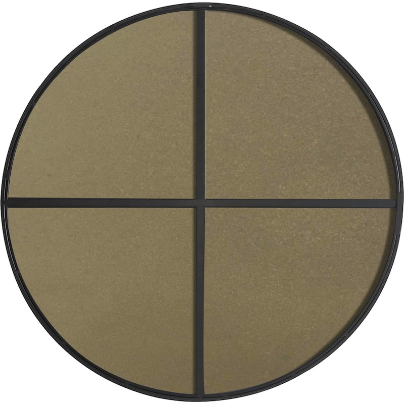 Elegant Lighting Eternity 36" Diameter Circular Beveled Metal Framed