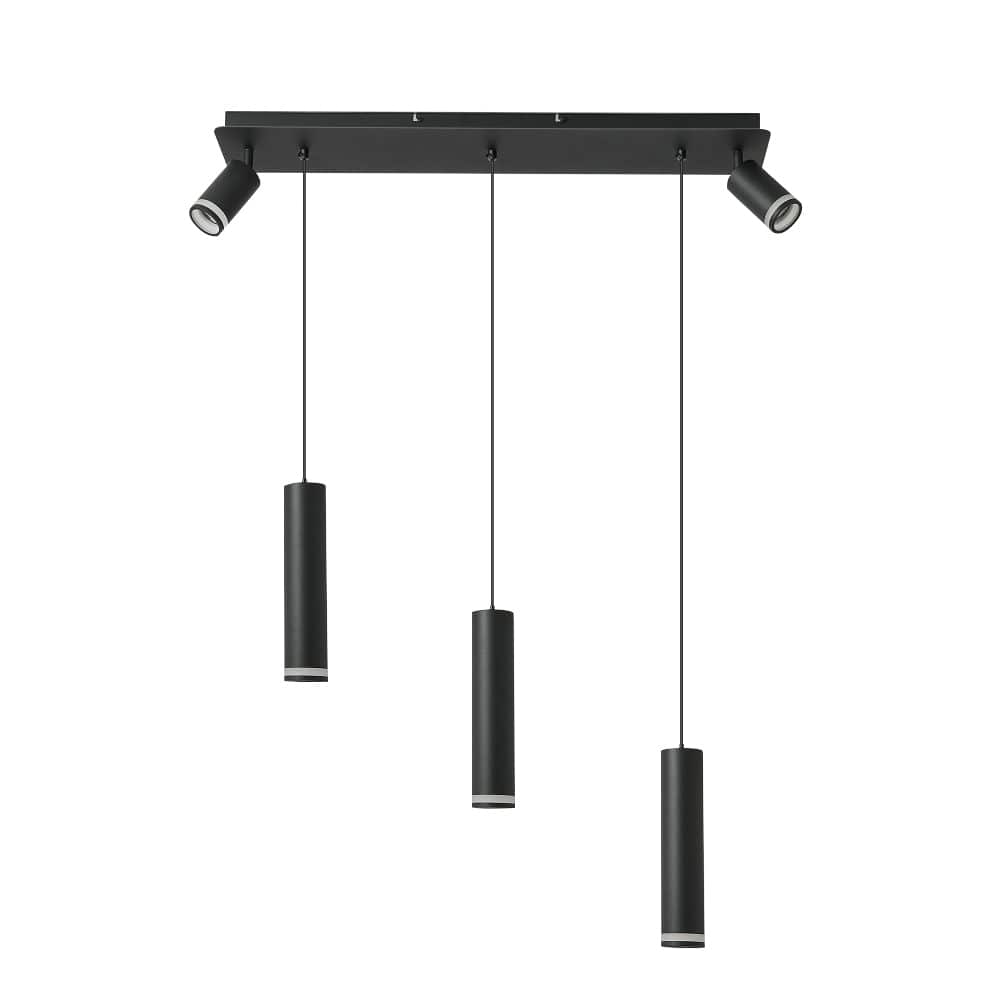 5 - Light Cylinder Kitchen Island Pendant[No Bulb]