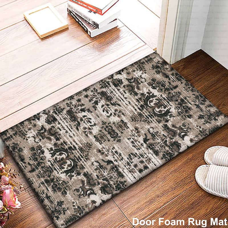 Handwoven Anti Fatigue Cushioned Standing Cotton Doormat/Bathroom/ Kitchen Mat 18"x30"