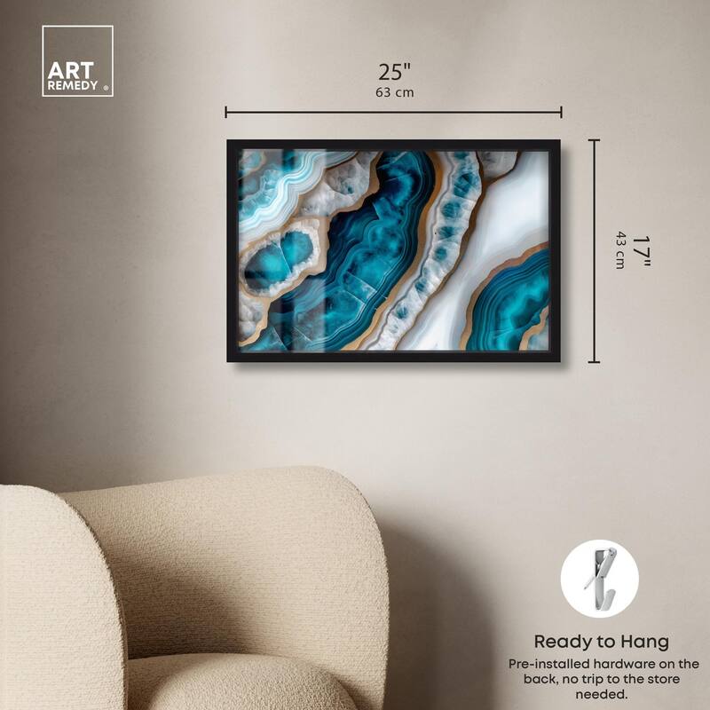 Opaline Undulation Shadowbox by Art Remedy