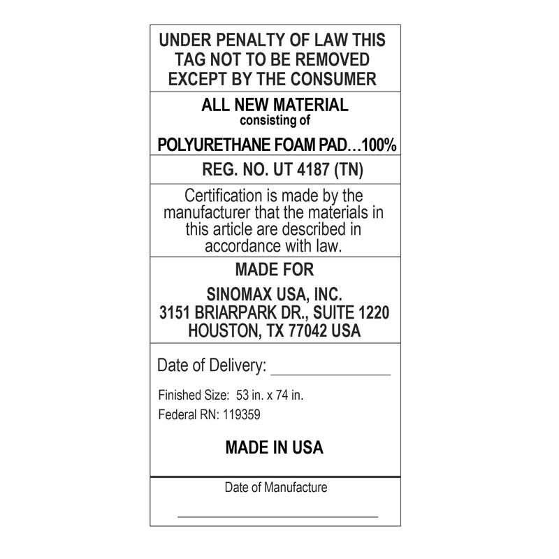 Dream Serenity Cool Point GraphiteInfused Memory Foam Mattress Topper