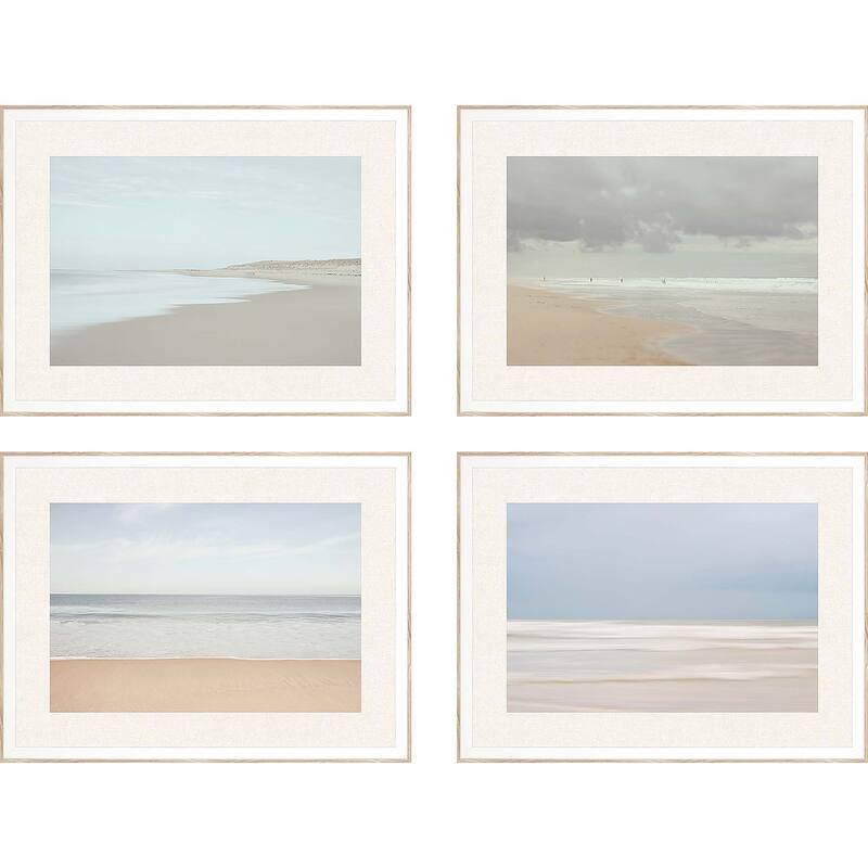 Surf S/4 Framed Art Giclee Under Glass - Blue - 18 X 24 X 2