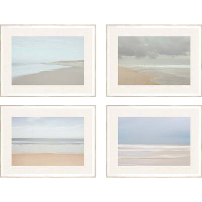 Surf S/4 Framed Art Giclee Under Glass - Blue