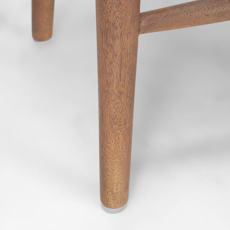 Ernest Medium Brown Wood Counter Stool - 16.5L x 16.5W x 26.0H
