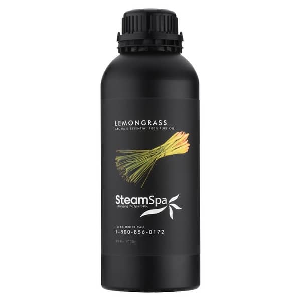 slide 2 of 4, SteamSpa G-OILLEM1K Lemongrass Aromatherapy Oil for Steam Shower Natural