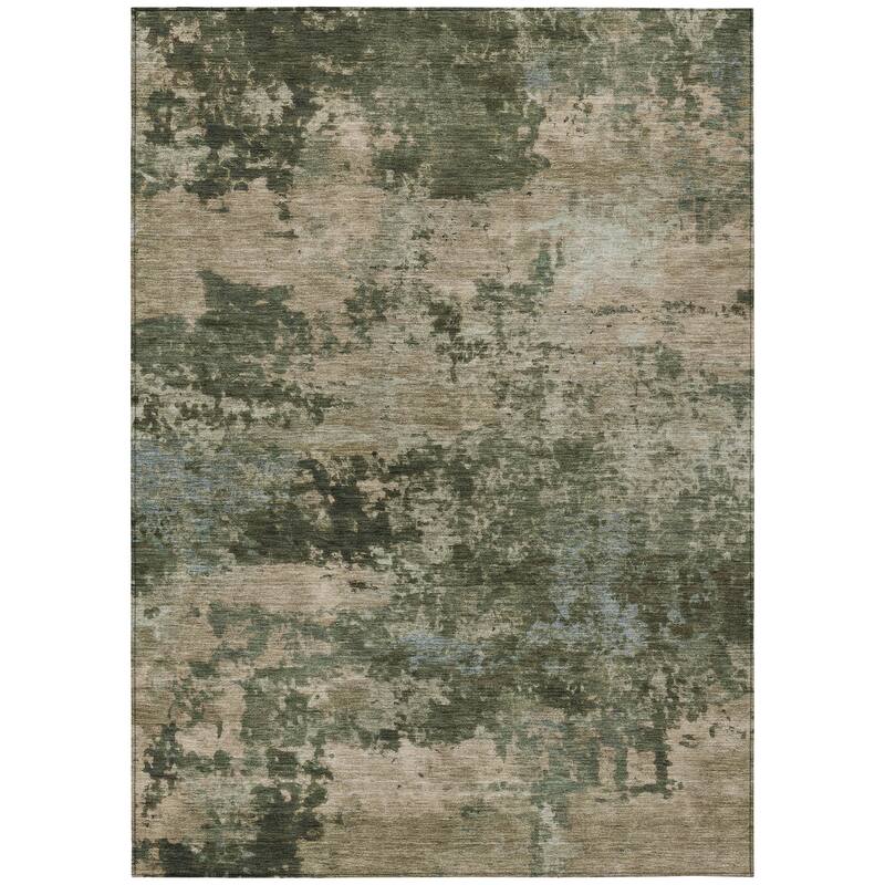 Machine Washable Indoor/ Outdoor Modern Jenna Chantille Rug