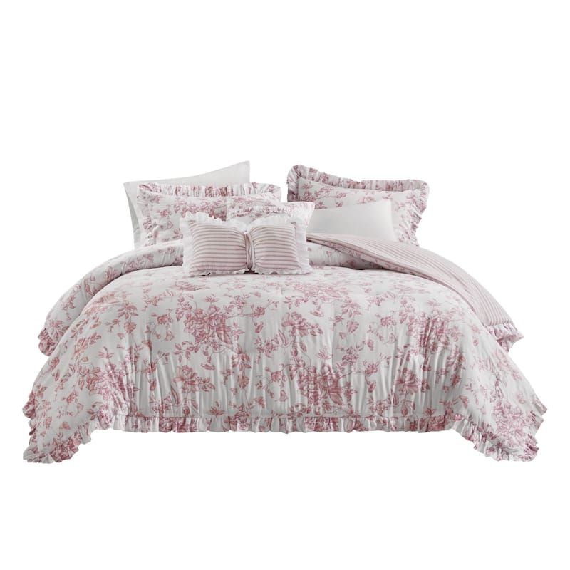 Madison Park Essentials Adele Comforter Set with Decorative Pillows