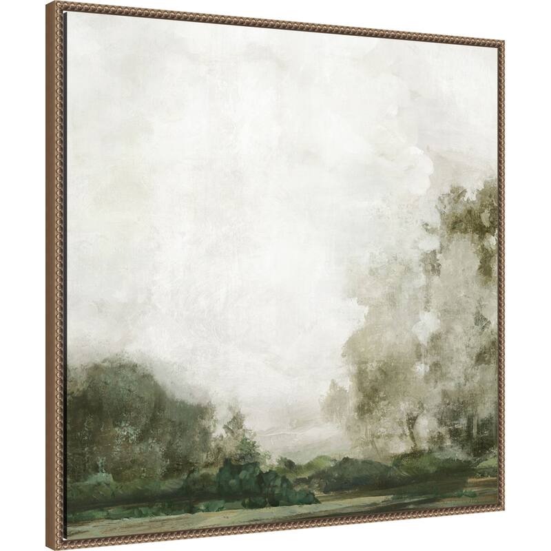 Misty Morning Over the Trees by PI Studio (30 x 30 in.), Framed Canvas Wall Art Print